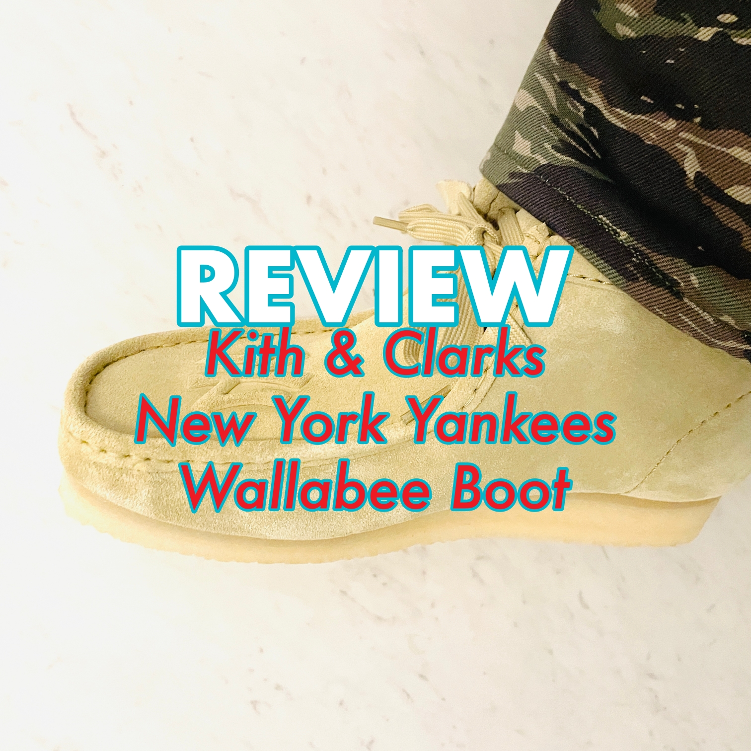 Kith Clarks for NY Yankees Wallabee-