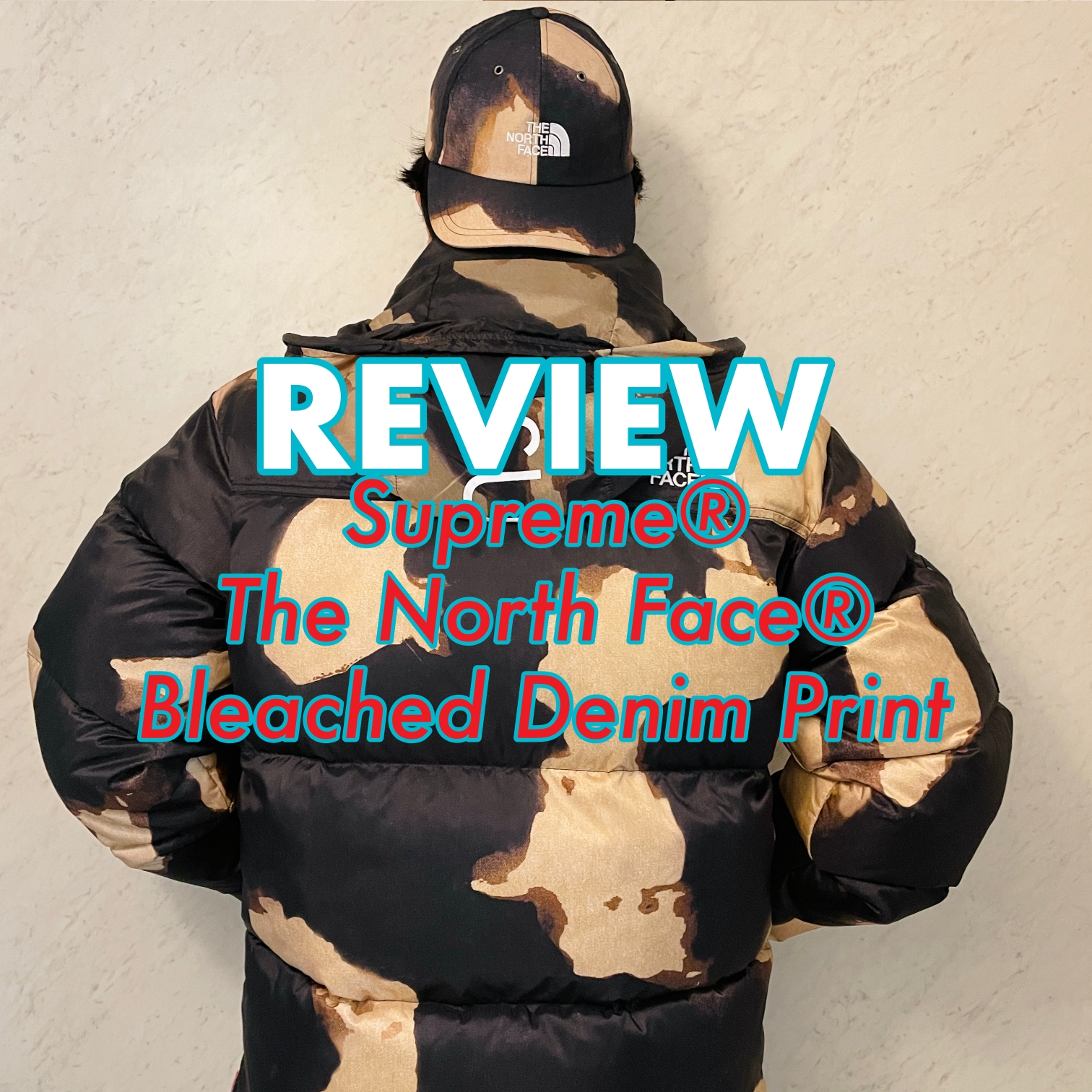 REVIEW | Supreme® / The North Face® Bleached Denim Print Nuptse ...